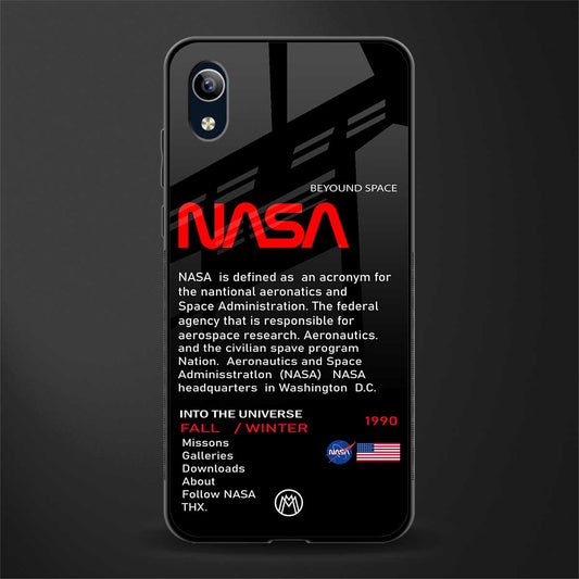 nasa project glass case for vivo y1s without fingerprint image