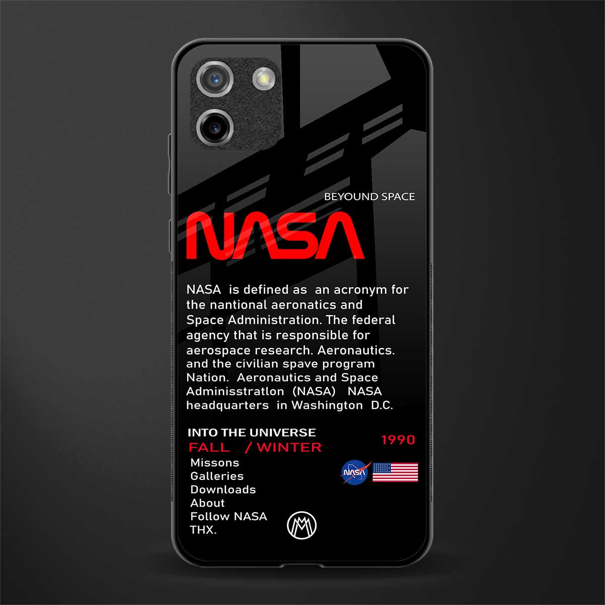 nasa project glass case for realme c11 image