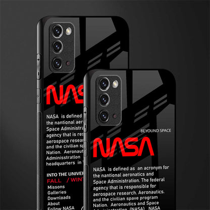 nasa project glass case for samsung galaxy note 20 image-2