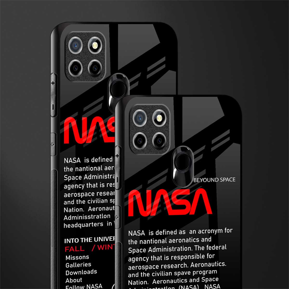 nasa project glass case for realme narzo 30a image-2