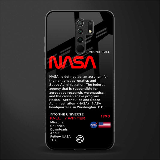 nasa project glass case for poco m2 image