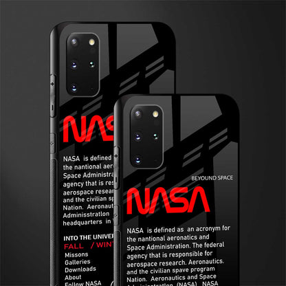 nasa project glass case for samsung galaxy s20 plus image-2