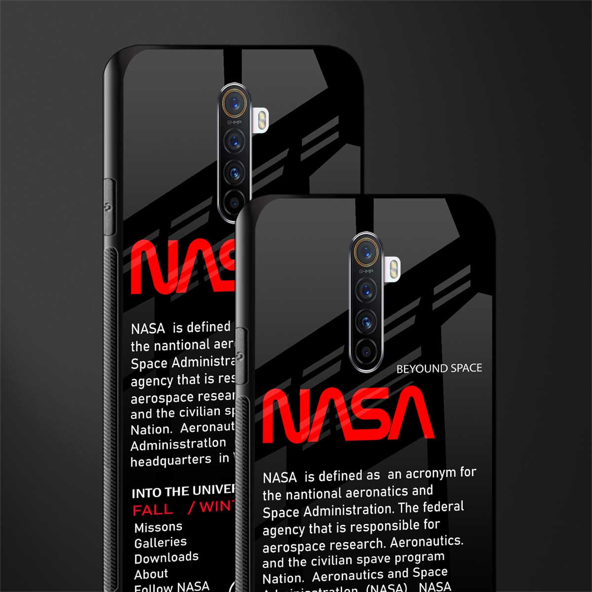 nasa project glass case for realme x2 pro image-2