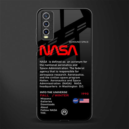 nasa project glass case for vivo y20 image