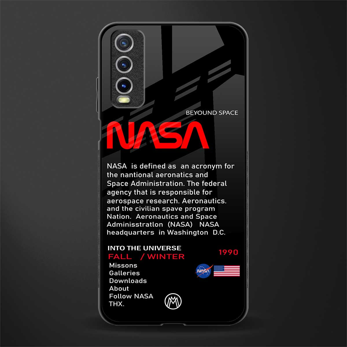 nasa project glass case for vivo y12s image