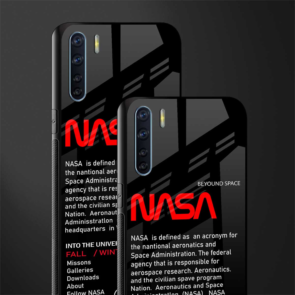 nasa project glass case for oppo f15 image-2