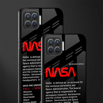 nasa project glass case for oppo f17 pro image-2