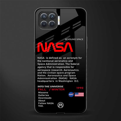 nasa project glass case for oppo f17 pro image
