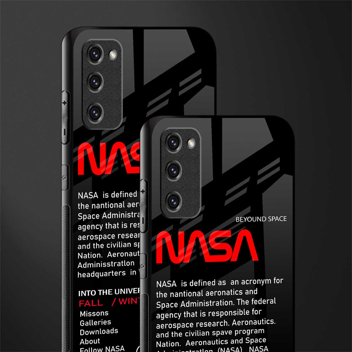 nasa project glass case for samsung galaxy s20 fe image-2