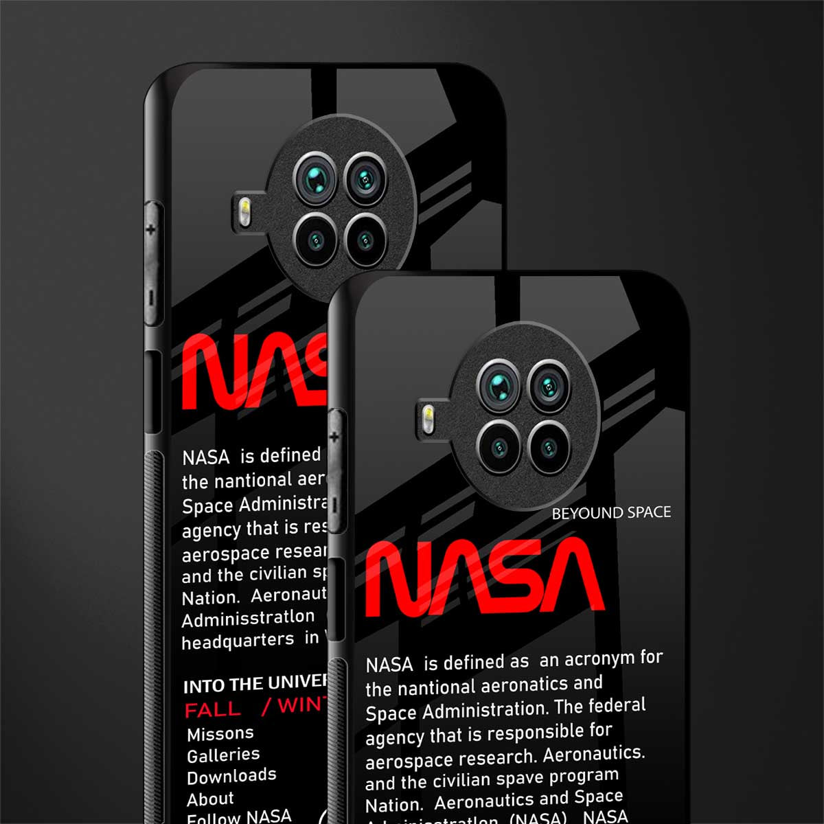 nasa project glass case for mi 10i image-2