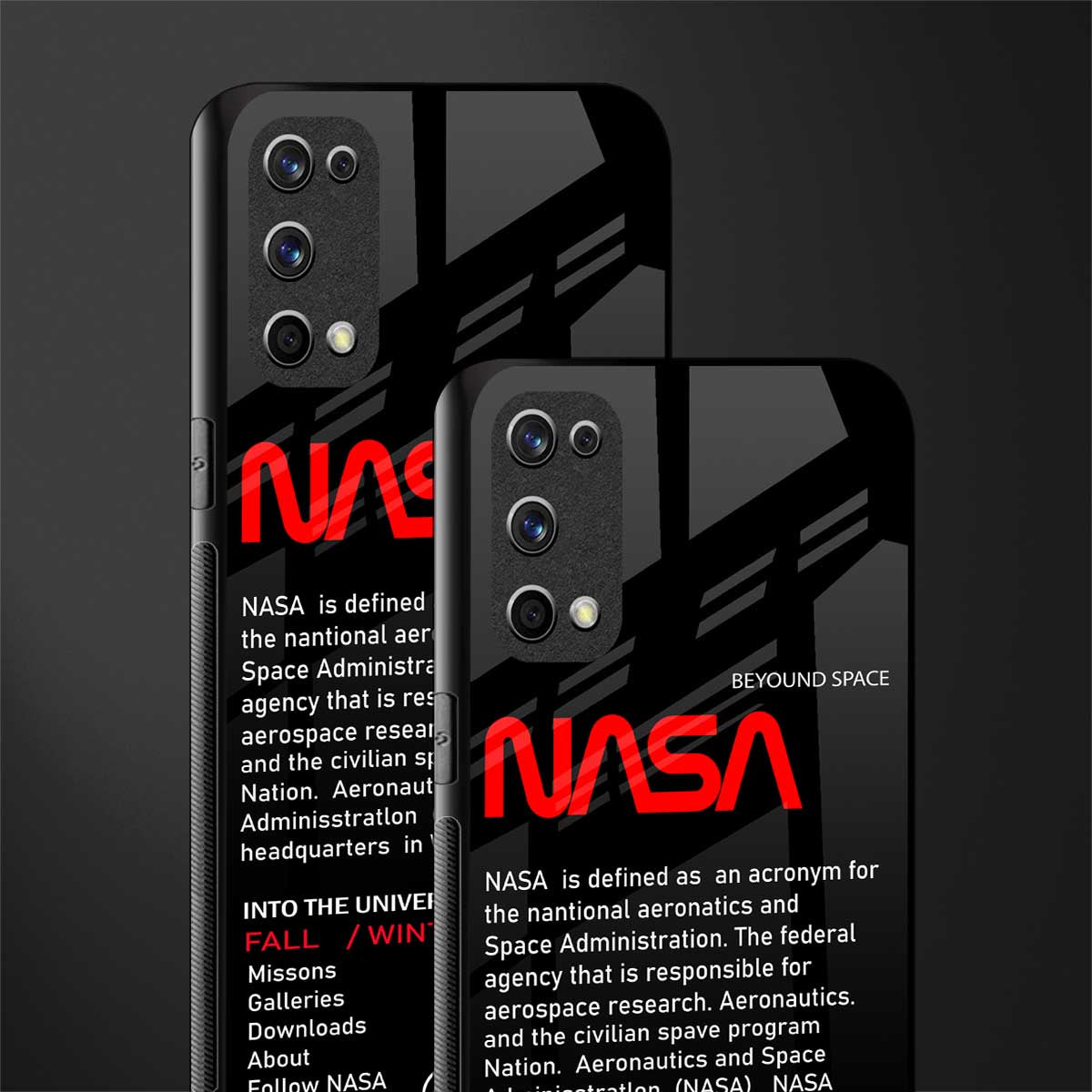 nasa project glass case for realme x7 pro image-2