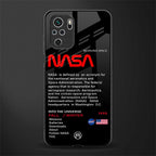 nasa project glass case for redmi note 10s image