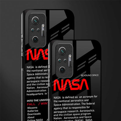 nasa project glass case for redmi note 10 pro image-2