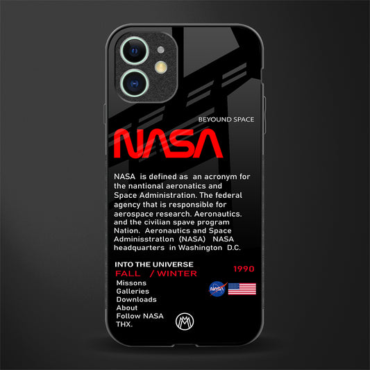 nasa project glass case for iphone 11 image