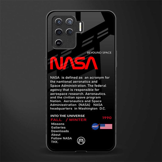 nasa project glass case for oppo f19 pro image
