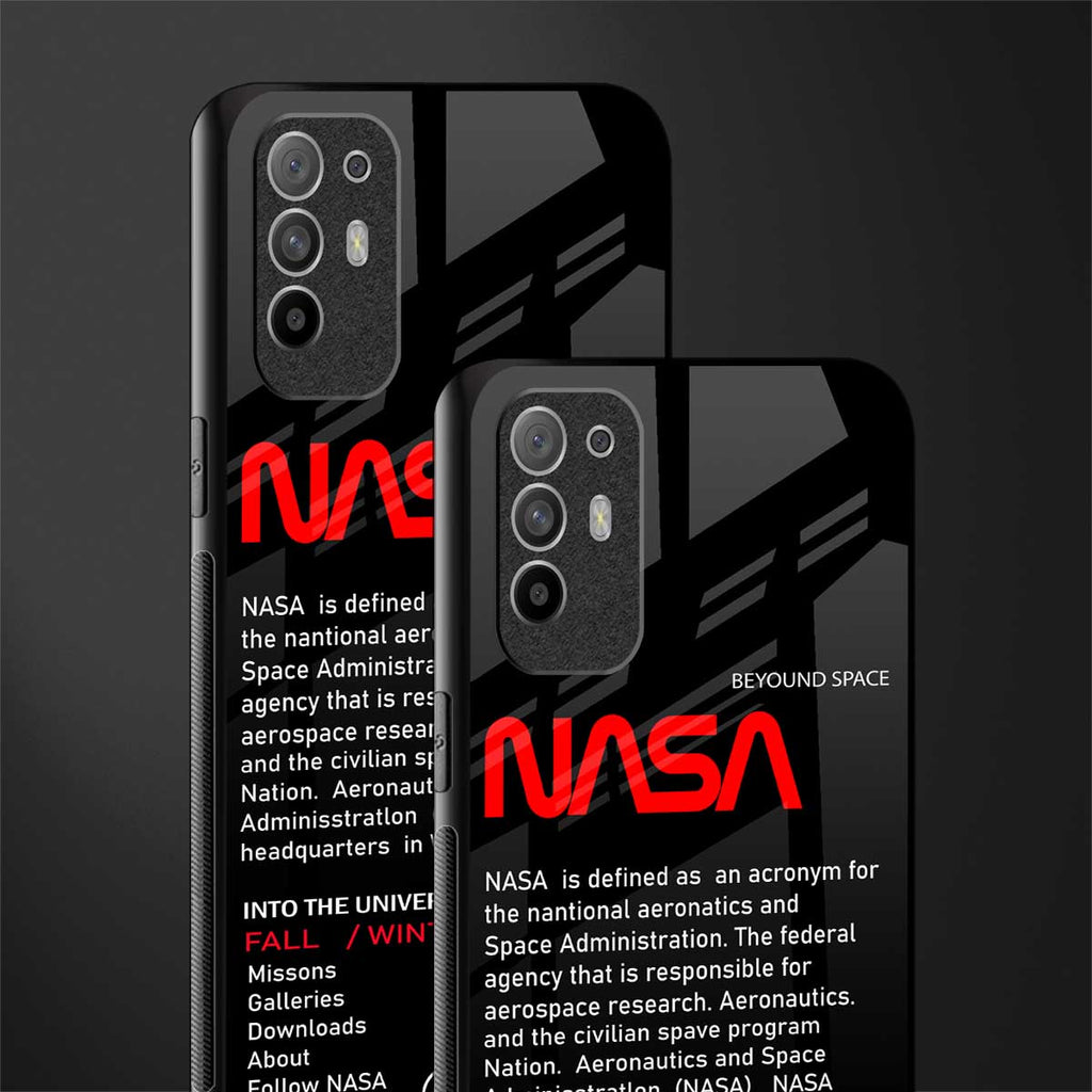 nasa project glass case for oppo f19 pro plus image-2
