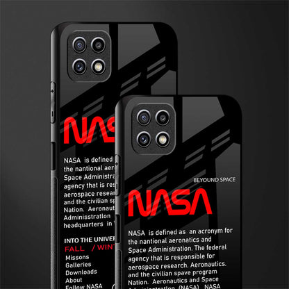 nasa project glass case for samsung galaxy a22 5g image-2