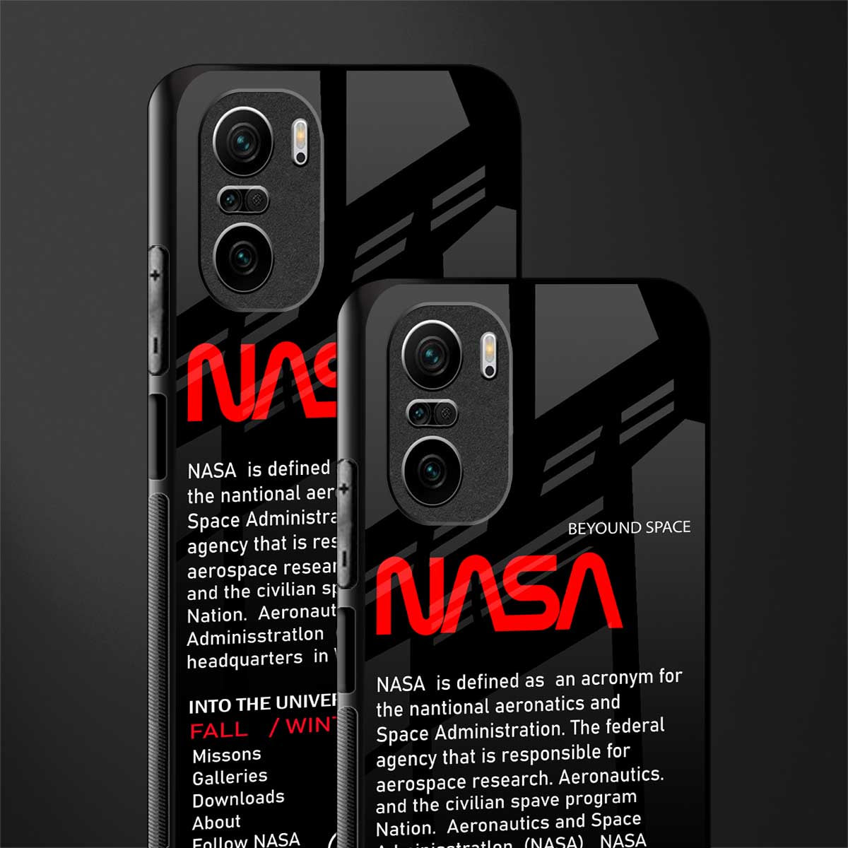 nasa project glass case for mi 11x 5g image-2