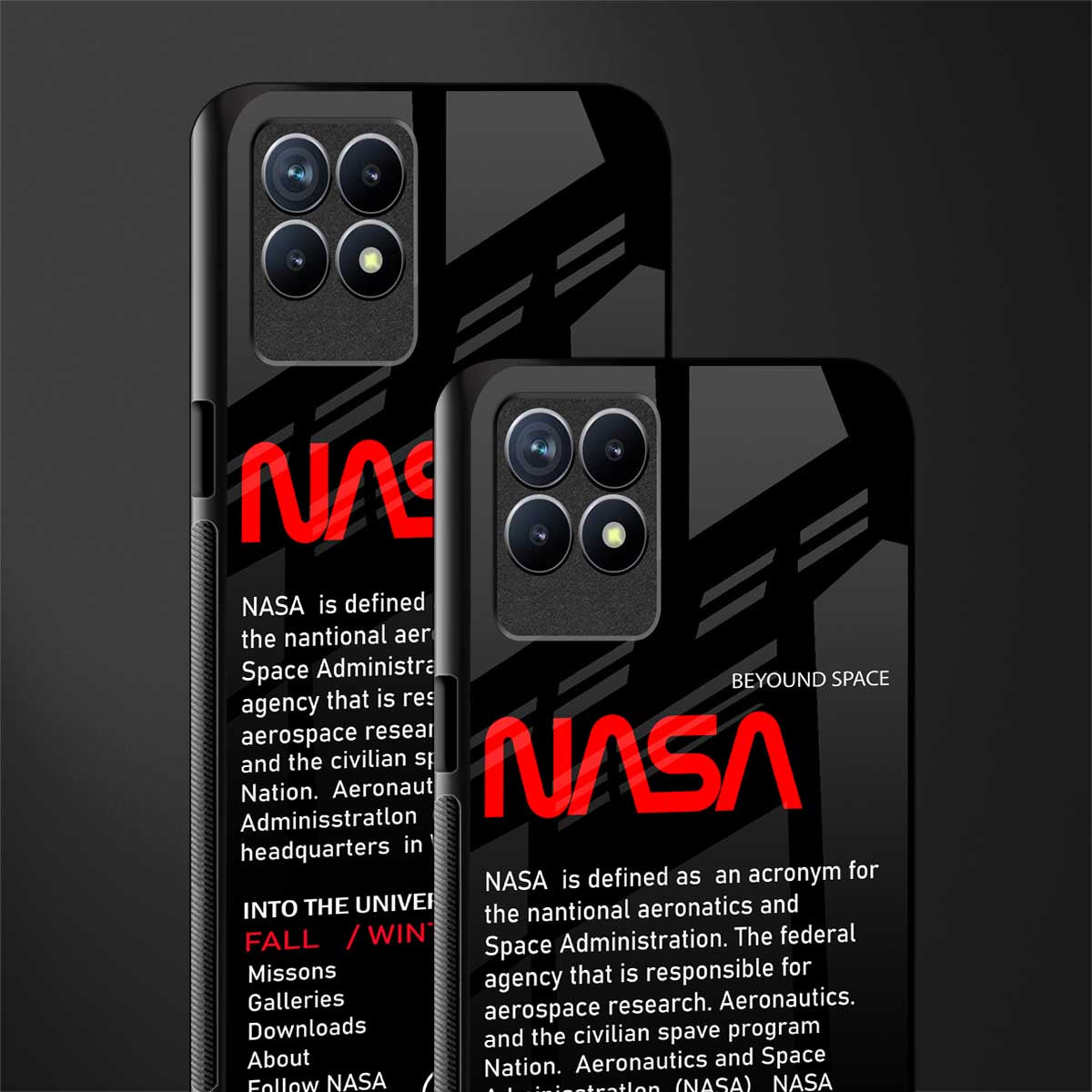 nasa project glass case for realme 8i image-2