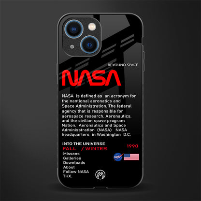 nasa project glass case for iphone 13 mini image