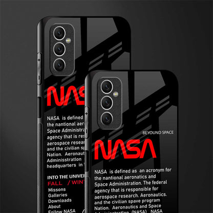 nasa project glass case for samsung galaxy m52 5g image-2