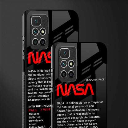 nasa project glass case for redmi 10 prime image-2