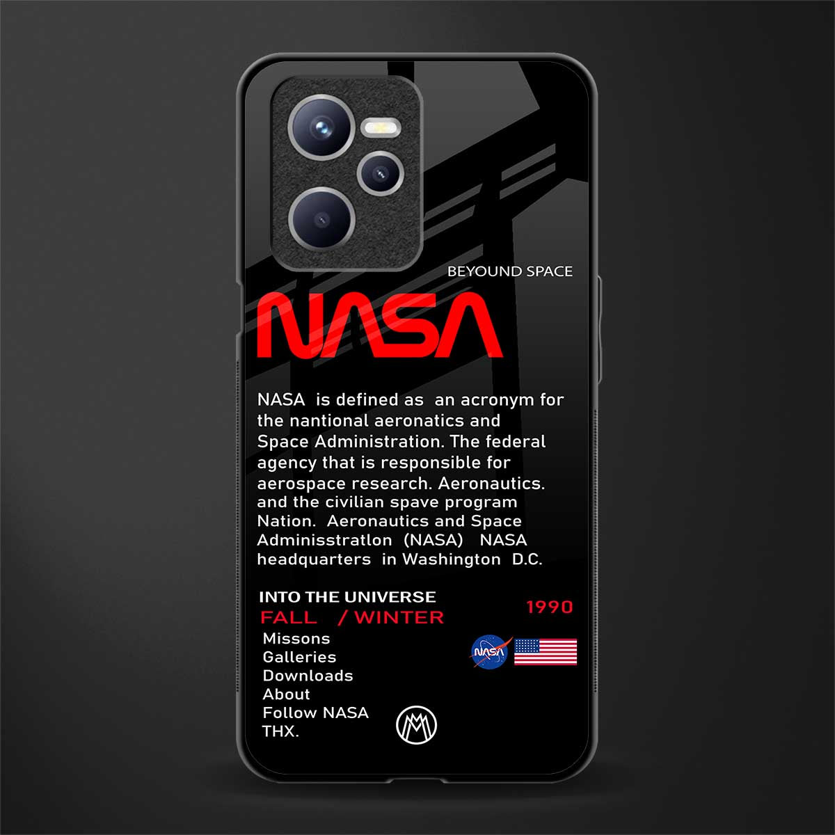 nasa project glass case for realme c35 image