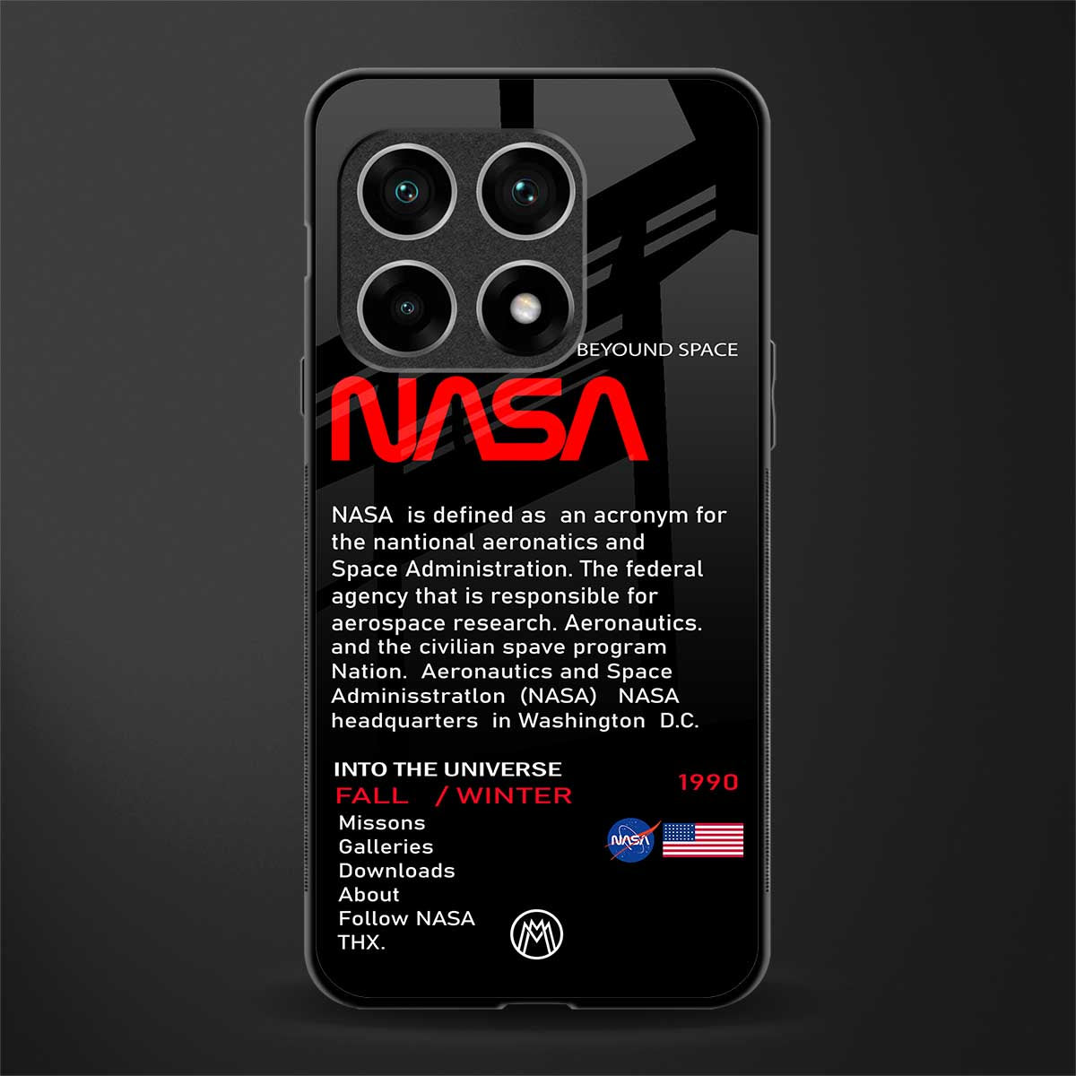 nasa project glass case for oneplus 10 pro 5g image