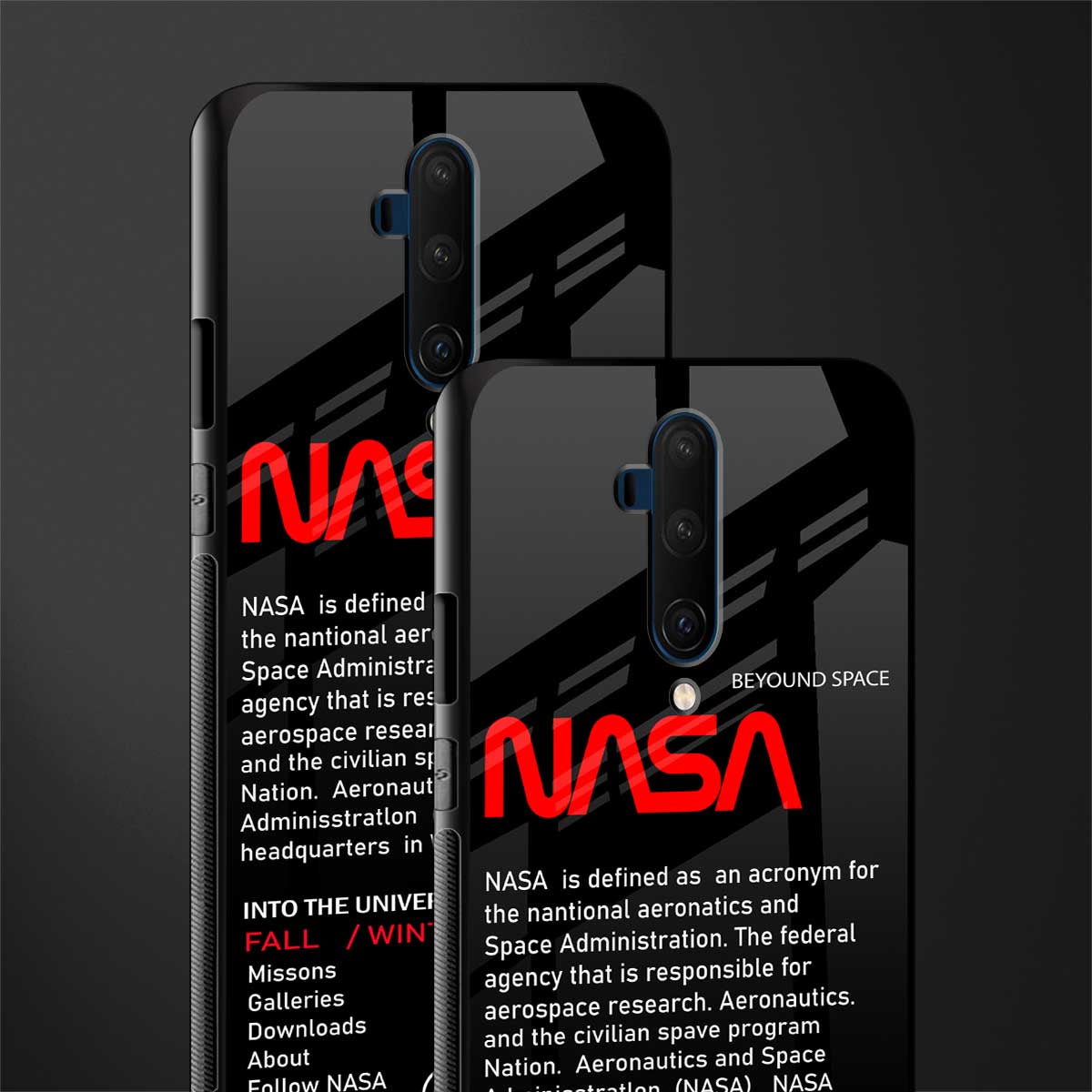 nasa project glass case for oneplus 7t pro image-2