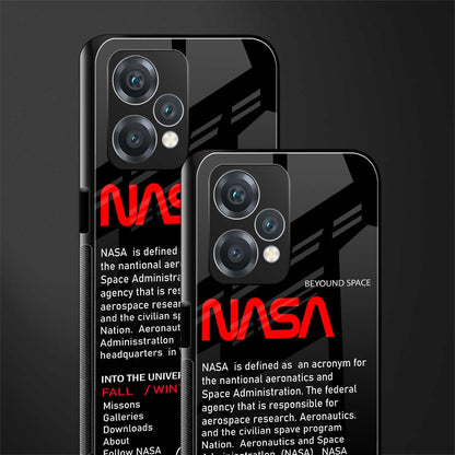 nasa project back phone cover | glass case for oneplus nord ce 2 lite 5g