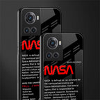 nasa project back phone cover | glass case for oneplus 10r 5g