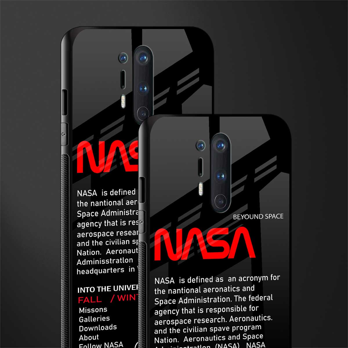 nasa project glass case for oneplus 8 pro image-2