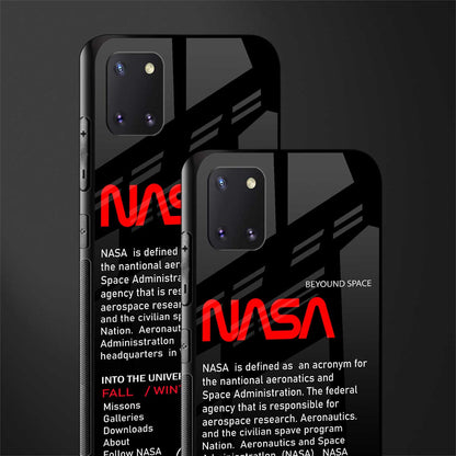 nasa project glass case for samsung a81 image-2