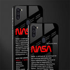 nasa project glass case for samsung galaxy m11 image-2