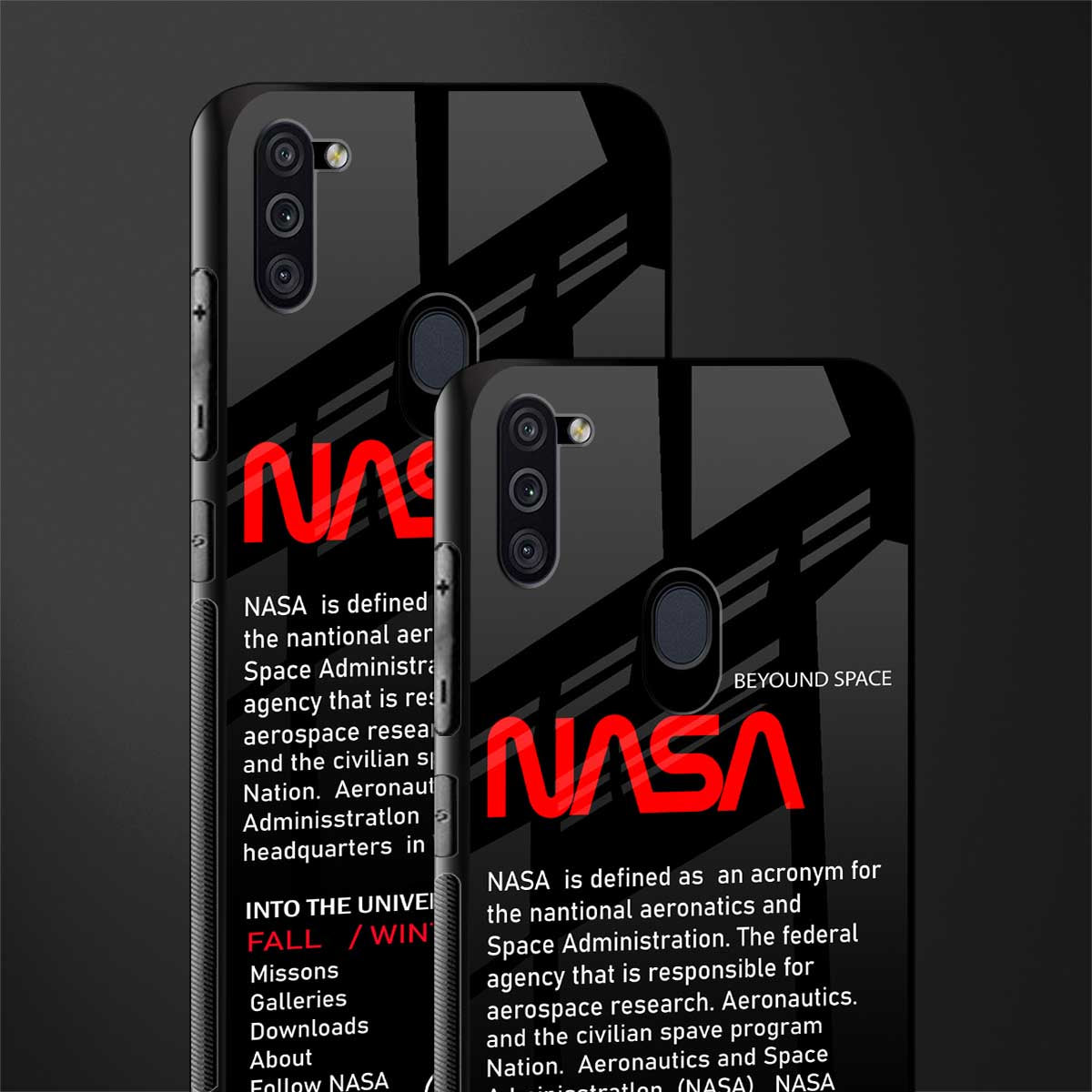 nasa project glass case for samsung galaxy m11 image-2