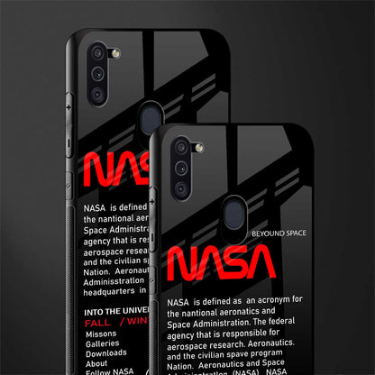 nasa project glass case for samsung a11 image-2