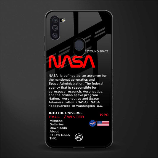 nasa project glass case for samsung a11 image