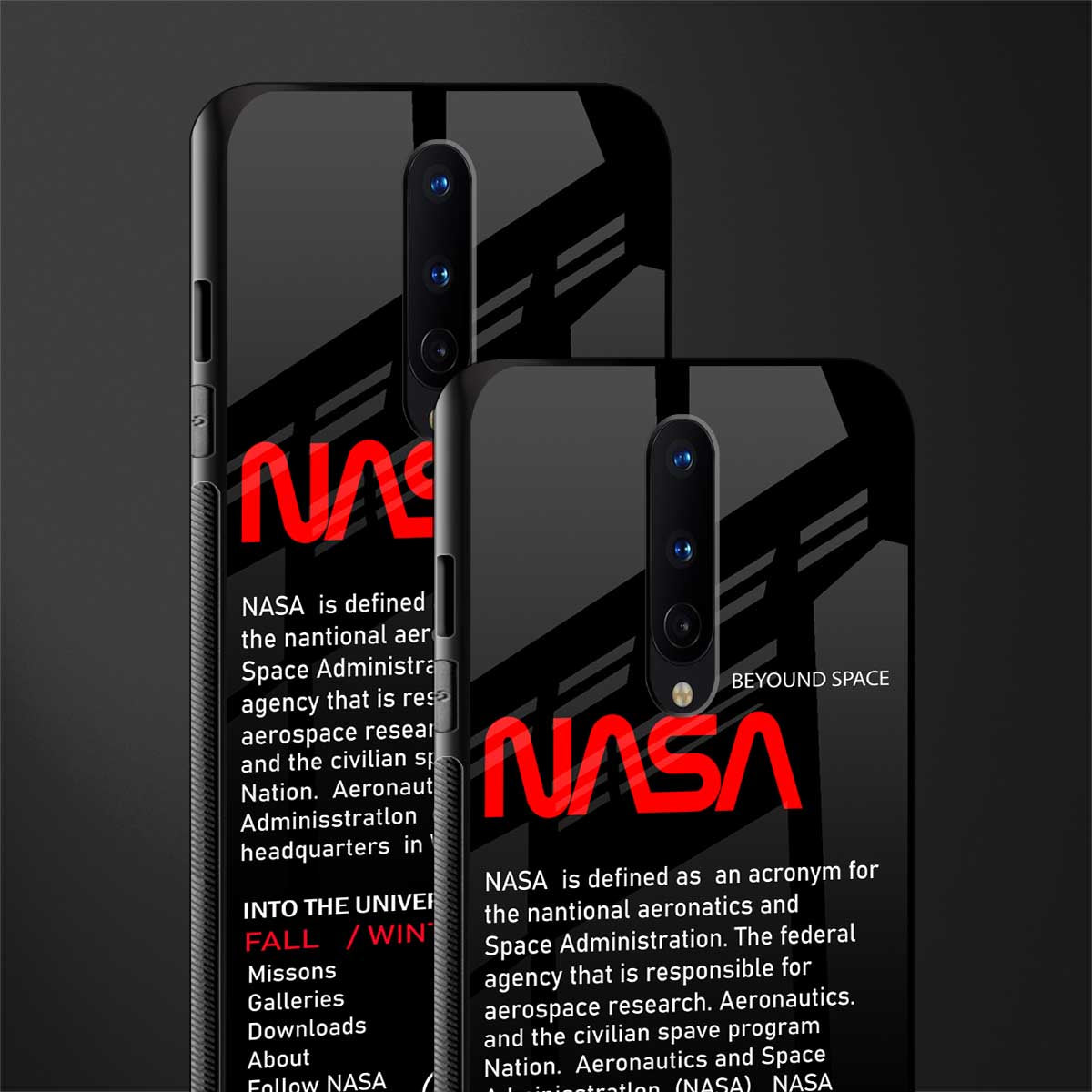 nasa project glass case for oneplus 8 image-2