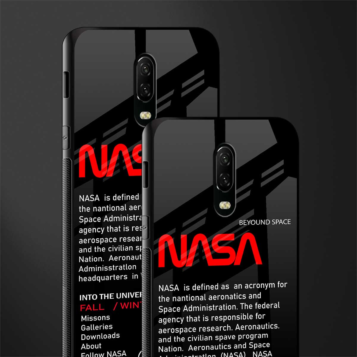 nasa project glass case for oneplus 6t image-2