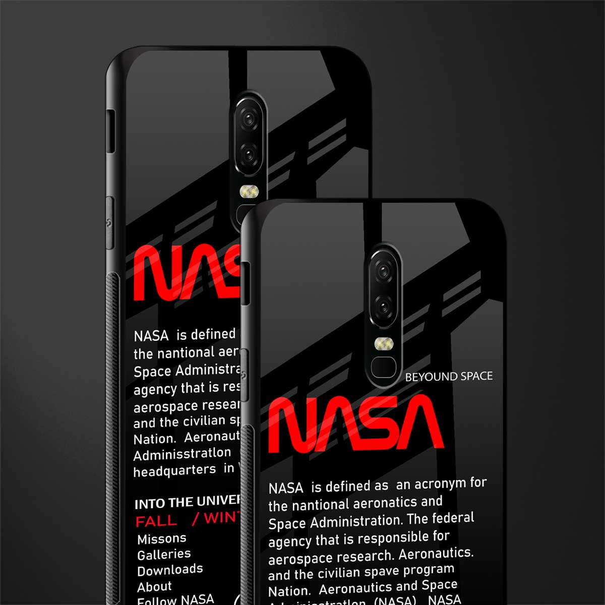 nasa project glass case for oneplus 6 image-2