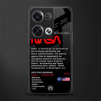 nasa project back phone cover | glass case for oppo reno 8 pro