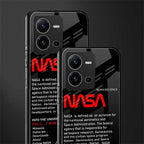 nasa project back phone cover | glass case for vivo v25-5g