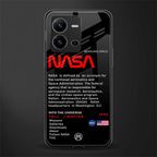 nasa project back phone cover | glass case for vivo v25-5g