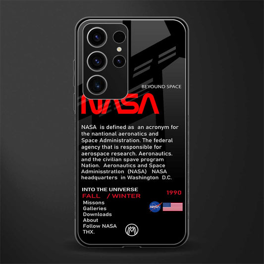 nasa project glass case for phone case | glass case for samsung galaxy s23 ultra