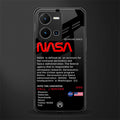 nasa project back phone cover | glass case for vivo y35 4g