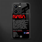 nasa project back phone cover | glass case for vivo y35 4g