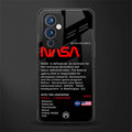 nasa project back phone cover | glass case for oneplus 9