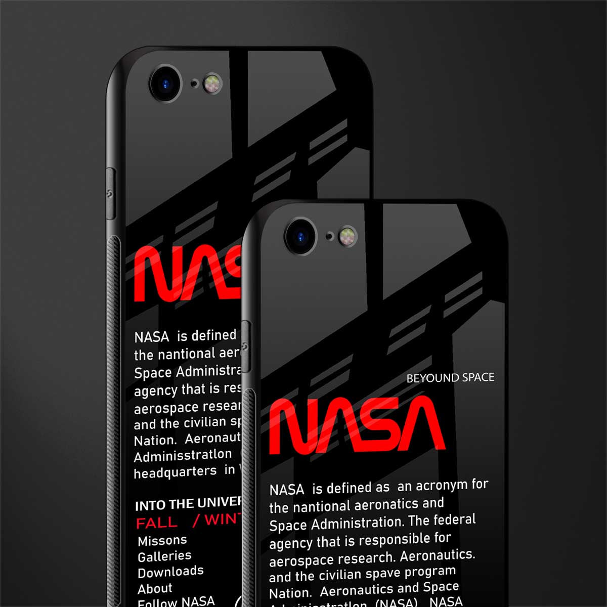 nasa project glass case for iphone 8 image-2