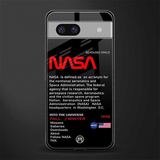 nasa project back phone cover | glass case for Google Pixel 7A