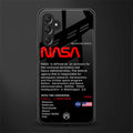 nasa project back phone cover | glass case for samsun galaxy a24 4g